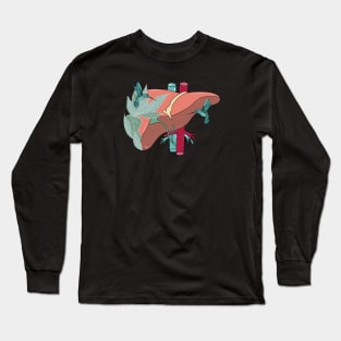 Medicine Design Liver Long Sleeve T-Shirt